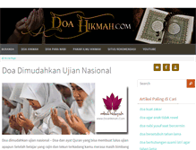 Tablet Screenshot of doahikmah.com